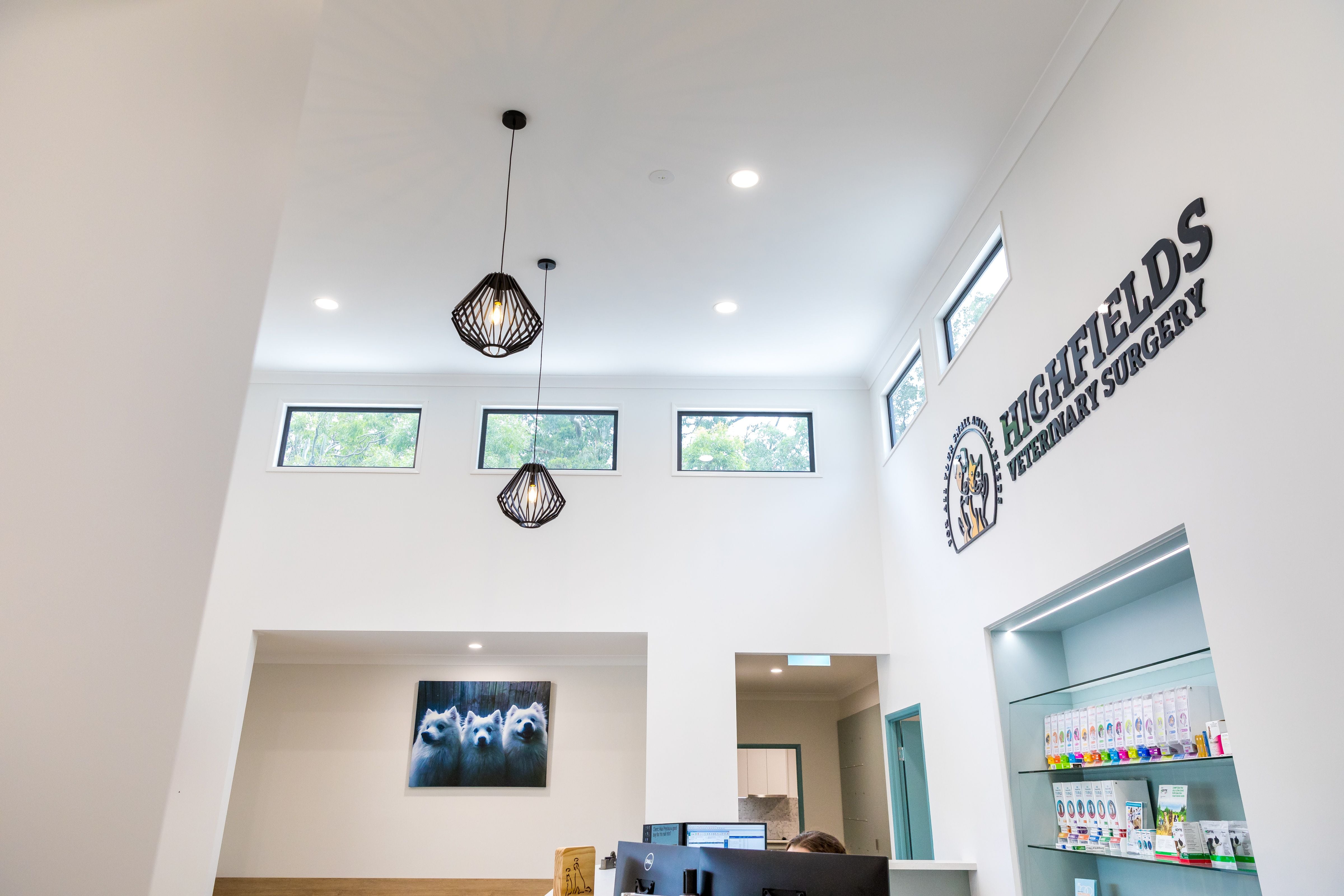 Highfields Vet Surgery reception